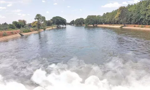 Grand Anicut Canal in full flow