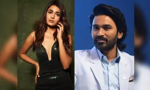 (L-R) Shalini Pandey; Dhanush