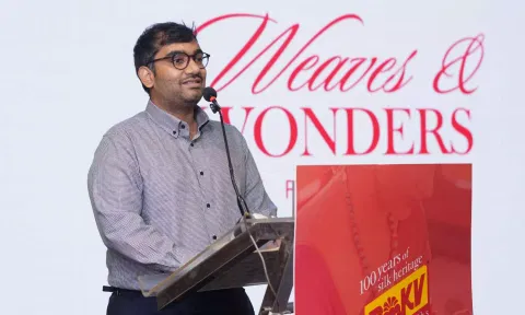 Shankar Kumaraswamy, director, RmKV Silks 