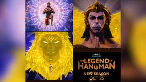 Screengrab from The Legend of Hanuman 