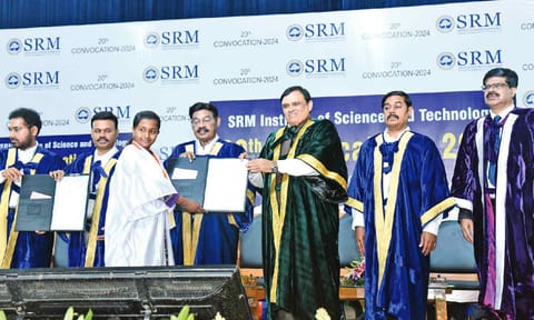 CAMPUS 20th convocation of SRM IST held