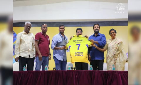 Natarajan at Super Kings Academy