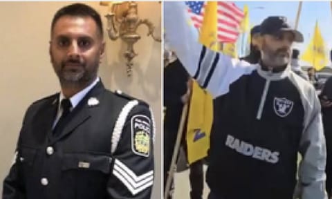 Suspended Canadian police officer 