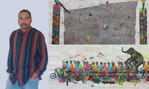 Sanjeeva Rao, his artworks 