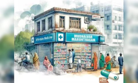 Mudhalvar Marunthagams (Chief Minister's Pharmacies) (DT Next Illustration)