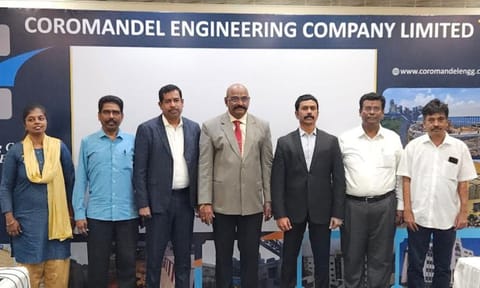 New CMD Mr G V Manimaran with other team members