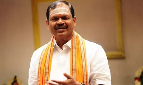 Hindu Makkal Katchi (HMK) President K. Arjun Sampath 