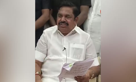 AIADMK general secretary ‘Edappadi’ K Palaniswami 