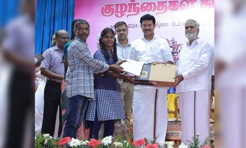 School Education Minister Anbil Mahesh Poyyamozhi 
