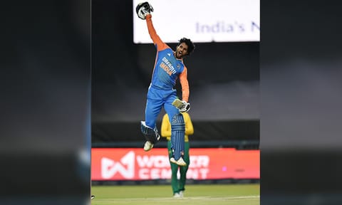 Tilak Varma. (Photo- BCCI)