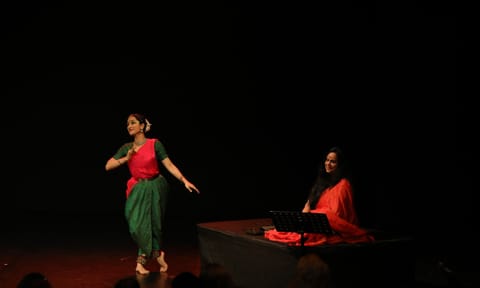 Kuchipidi exponent Amrita Lahiri and Carnatic singer Chandana Bala Kalyan