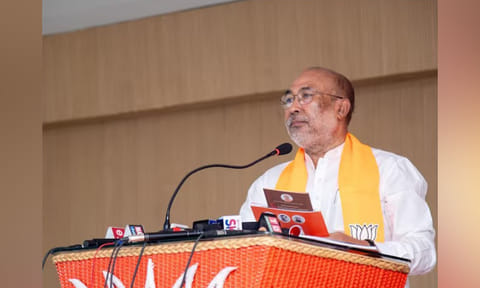 Manipur Chief Minister N Biren Singh (PTI) 