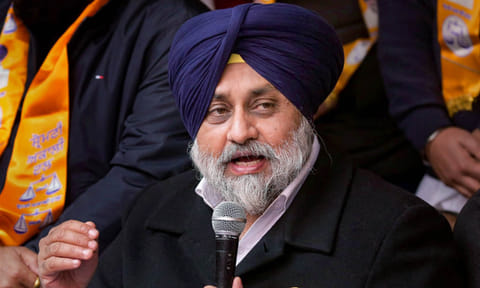 Sukhbir Singh Badal (PTI) 