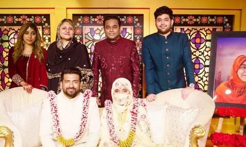 AR Rahman with his family