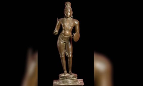 Thirumangai Alwar Bronze Idol 