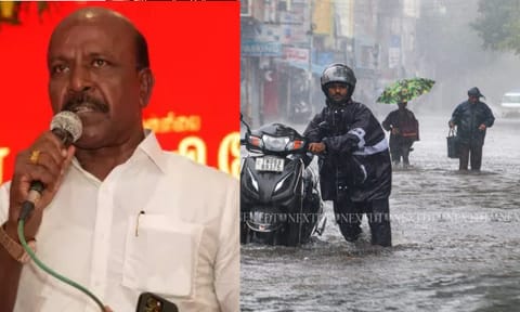 Health minister Ma Subramaniam; Visual from Chennai (Photo: Hemanathan M)
