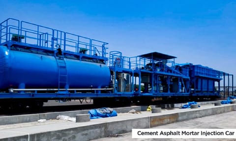 Track slab manufacturing factory (Photo:Official)