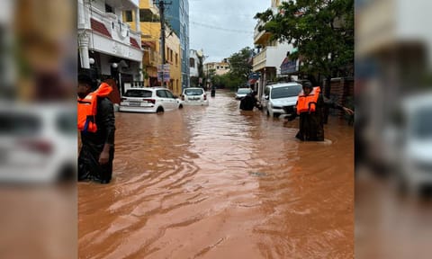 Heavy rains in Puducherry 