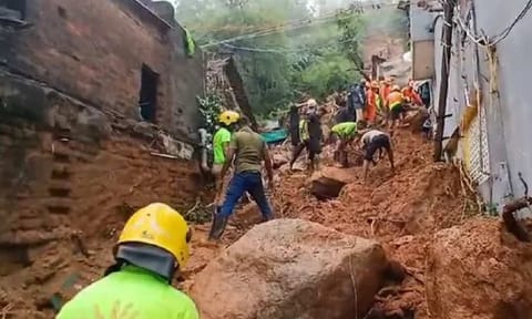 Rescue operations under way in landslide-hit Tiruvannamalai (PTI) 