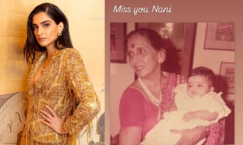 Sonam Kapoor with his family (IANS)