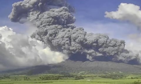 Philippine Volcanic eruption (AP)