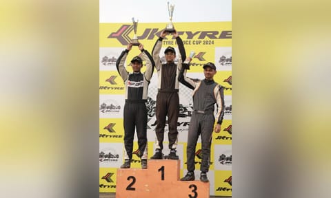 Winners of JK Tyre Novice Cup