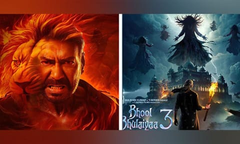 Singham Again and Bhool Bhulaiyaa 3 (Image source: Instagram)