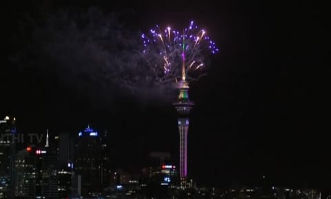 Thousands thronged to downtown or climbed the city's ring of volcanic peaks for a fireworks vantage point (Thanthi TV) 