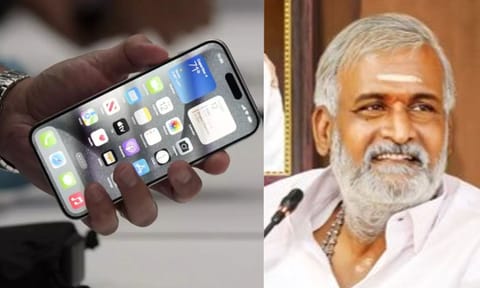 Representative Image of iPhone, Hindu Religious and Charitable Endowments (HR & CE) Minister PK Sekar Babu