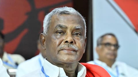 CPM state secretary P Shanmugam 
