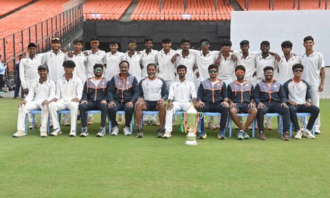 Tamil Nadu clinched the Cooch Behar Trophy against Gujarat 