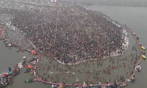 Visuals of Maha Kumbh 2025 (Photo/X @myogiadityanath)