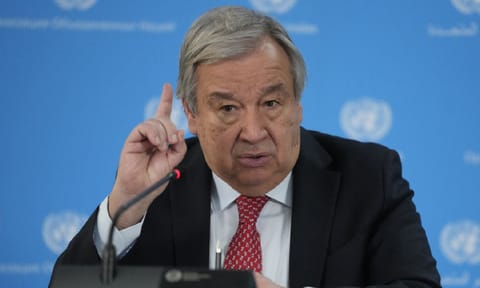 United Nations Secretary-General António Guterres (AP) 