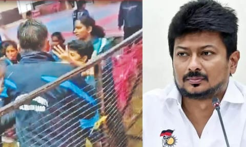 Visuals from the spot; Deputy Chief Minister Udhayanidhi Stalin 