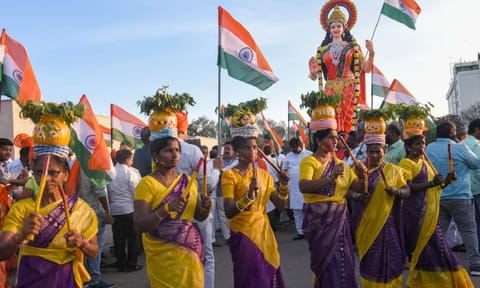 Rally in Hyderabad on Republic Day eve