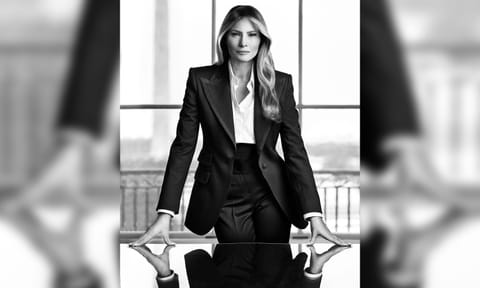 Portrait of Melania Trump