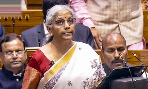 Finance Minister Nirmala Sitharaman presents the Budget 2025-26
