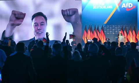 The far-right is rising at a crucial time in Germany, boosted by Elon Musk