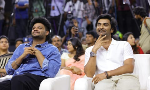 Aakash Baskaran and Atharvaa from the event