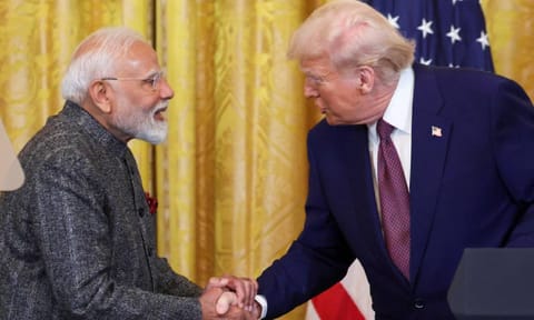 Prime Minister Narendra Modi and US President Donald Trump (Reuters) 