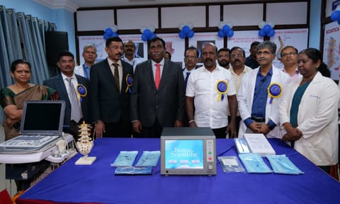 Health Minister Ma Subramanian inaugurated the Radio Frequency Ablation Machine at the RGGGH Chennai (X)