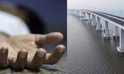 Representative Image; Atal Setu, the country’s longest sea bridge between south Mumbai and Navi Mumbai (PTI) 