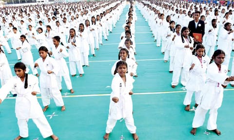 Karate tournament