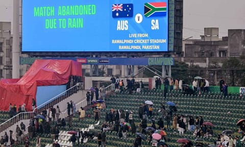 Australia vs South Africa match abandoned due to rain on Tuesday (X) 
