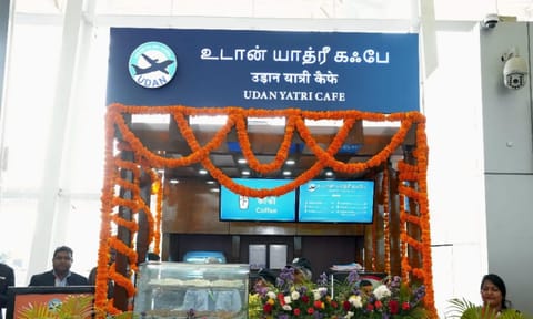 Udan Yatri Cafe's city outlet at the airport 