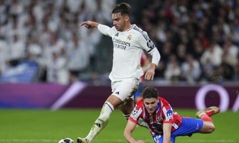 Real beats Atletico 2-1 in Champions League derby, Arsenal romps to record away win at PSV