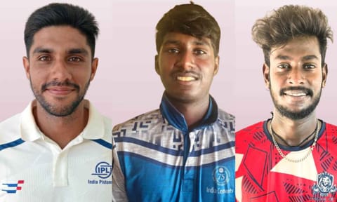 (L-R) Siddarth Ahhuja; J Hemchudeshan; M Mathivanan