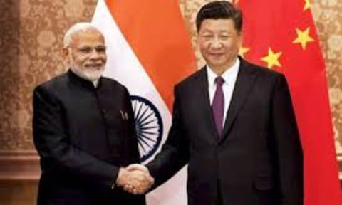 PM Modi and Chinese president Xi Jinping 