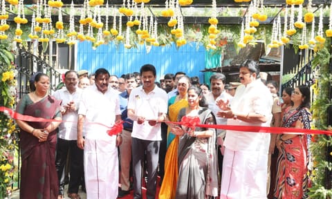 Deputy Chief Minister Udhayanidhi Stalin inaugurated the newly upgraded Corporation park in Nungambakkam 