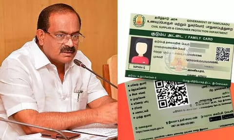 State Minister for Food and Civil Supplies R Sakkarapani; Representative image